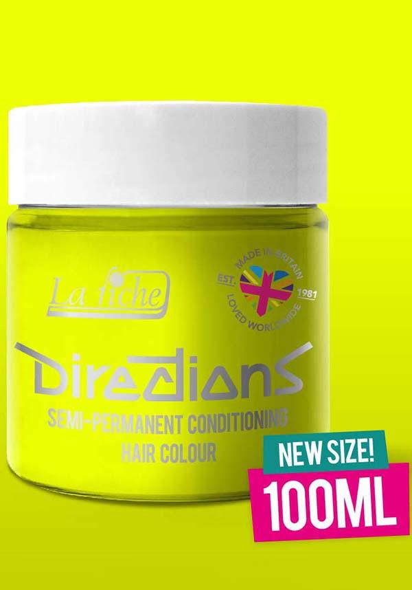 Fluorescent Yellow Hair Dye Colour - 100ML Bottle