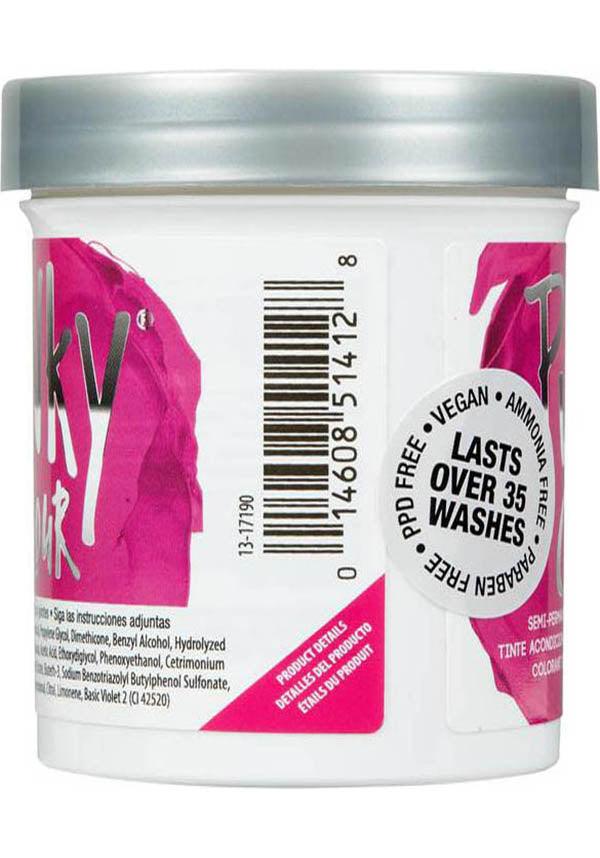 Punky Semi - Permanent Flamingo Pink Hair Colour Dye for a Stunning Look