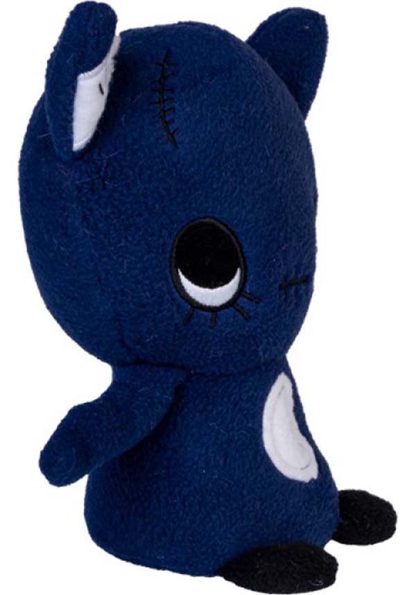 Navy Blue Stitch Kitty Plush Toy - Cola Designed by Gus Fink