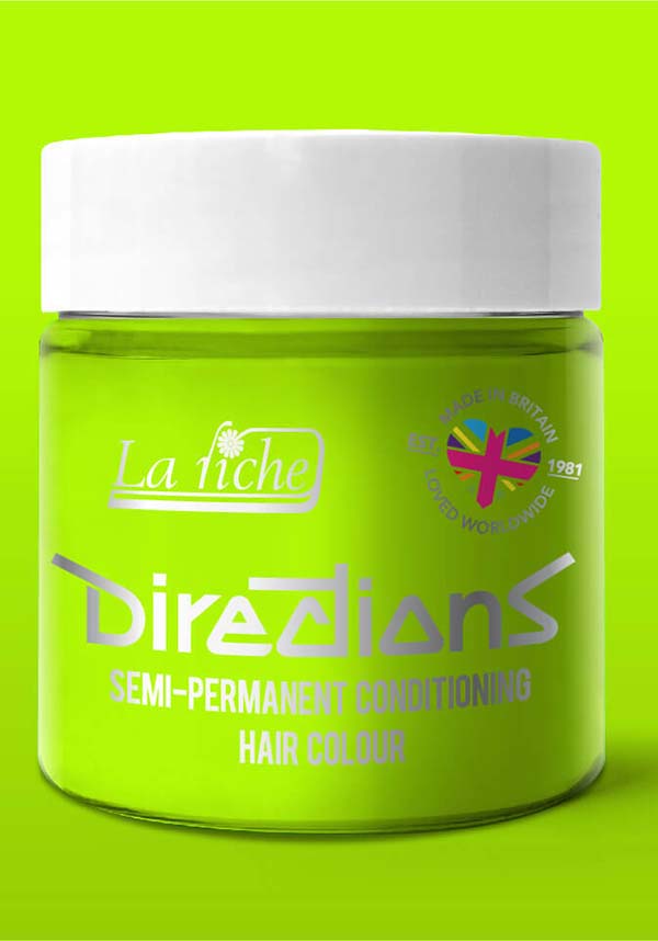 100ML Fluorescent Green Vegan Hair Colour for Eye - Catching Styles