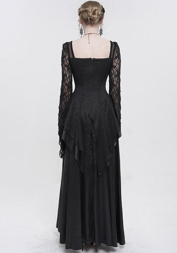 Esmerée Elegant Evening Dress for a Regal Goth Look