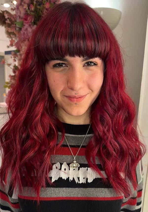 Vermillion Red Semi - permanent Hair Colour for Bold Queens