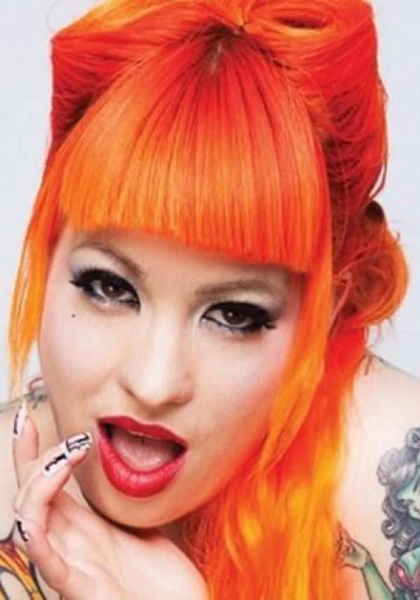 Fluorescent Orange Hair Colour Dye - 100ml Bottle for Stunning Locks