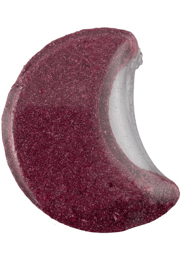 Blood Red Crescent Moon Bath Bomb - A Spooky and Delightful Bathing Treat