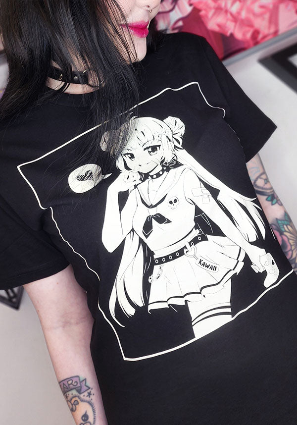 Anime and Gothic Inspired Unisex Usagi T-Shirt