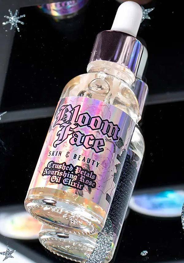 Bloomface Crushed Rose Petals Nourishing Facial Elixir with Rose Oil