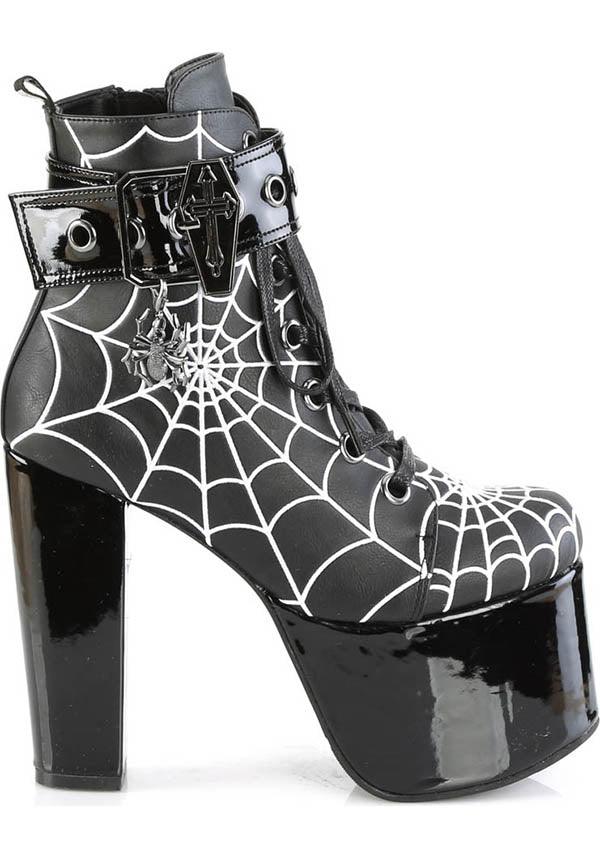 PREORDER! TORMENT-51 Black Platform Ankle Boots