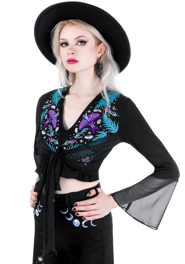 Enchanted Forest Inspired Women's Cropped Top
