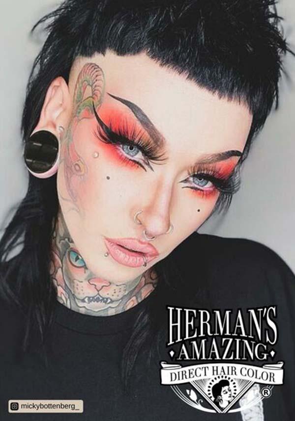 Herman's Professional Dahlia Black Semi - Permanent Conditioner - Based Vegan Hair Colour