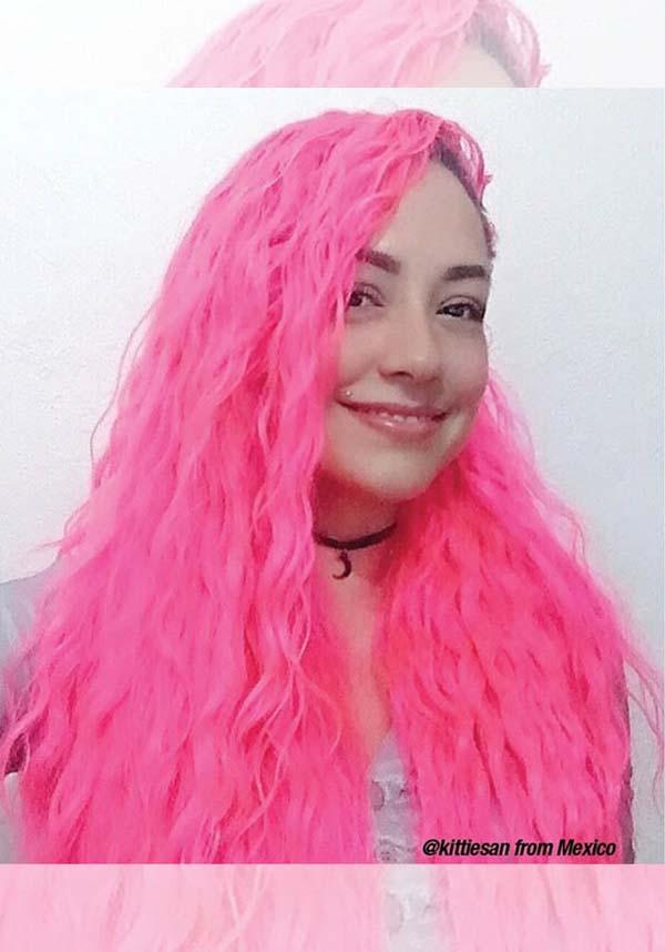 Classic Neon Cotton Candy Pink Vegan Semi - Permanent Hair Dye