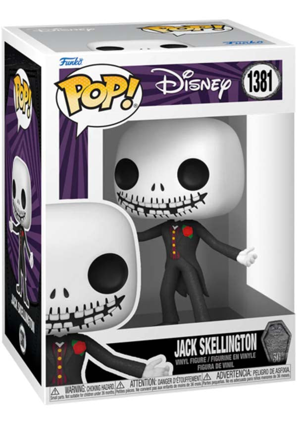 The Nightmare Before Christmas 30th Anniversary: Collectible Formal Jack Skellington POP! Vinyl Figure