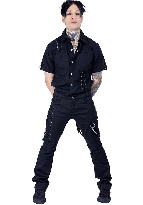 Poizen Industries' Unique and Edgy Colley Pants for Alternative Style