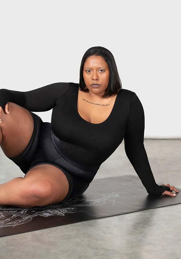 Flexi Demon Long Sleeve Leotard for Dance and Fitness