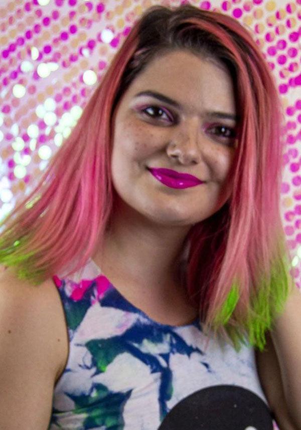 Classic Semi - Permanent Electric Watermelon Hair Dye with Neon Pink Shade