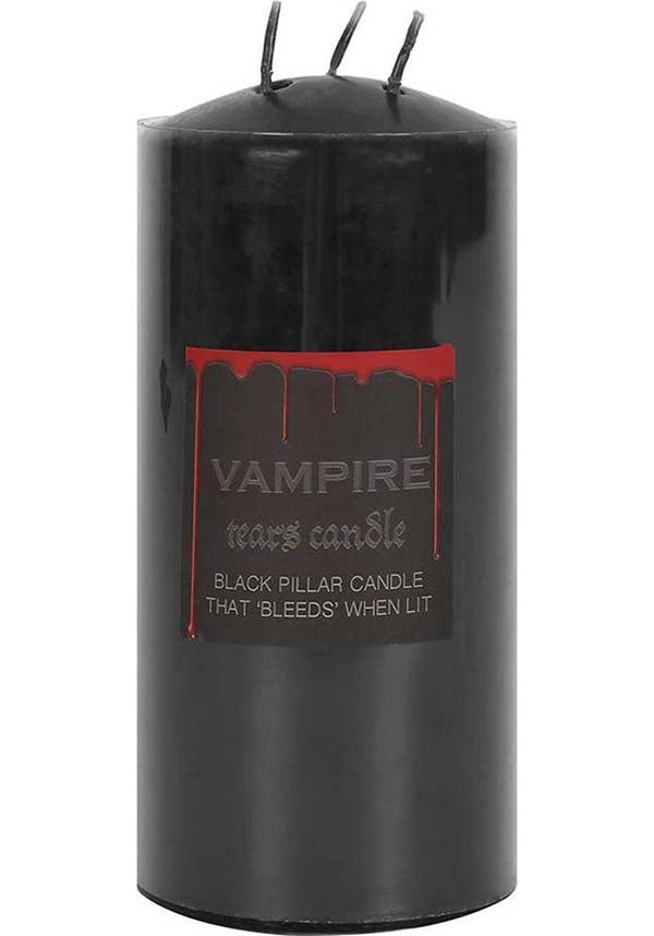 Large-Sized Gothic Vampire Tears Scented Candle with Triple Wicks