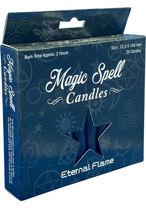 Black Eternal Flame Spell Candles - Ideal for Rituals and Decor