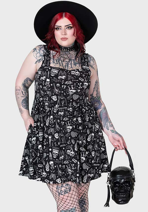 Soft and Stretch Mini Dress with Custom Print