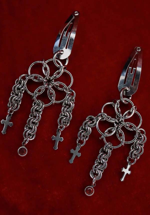 Coven Hand - Woven Hypoallergenic Stainless Steel Hair Clips