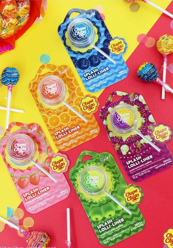 Chupa Chups Sparkling Grape Splash Lolli Liner - 5 Flavors, Double Colors
