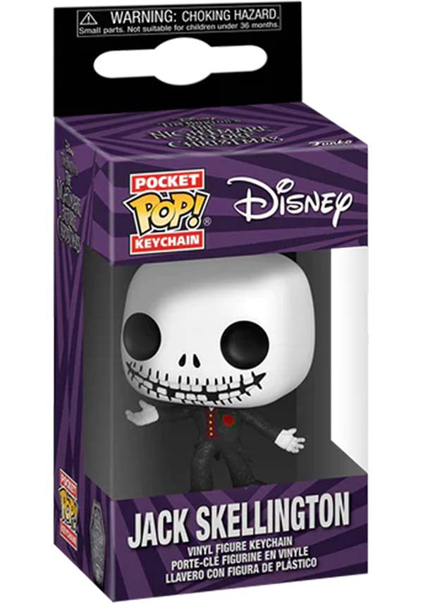 The Nightmare Before Christmas 30th Anniversary - Formal Jack Skellington Pocket Pop! Keychain Collectible Item